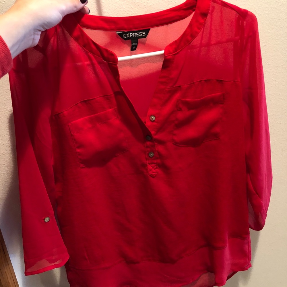 Express sheer top